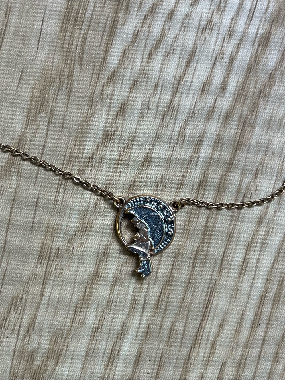 Vintage Morton Salt Girl Necklace